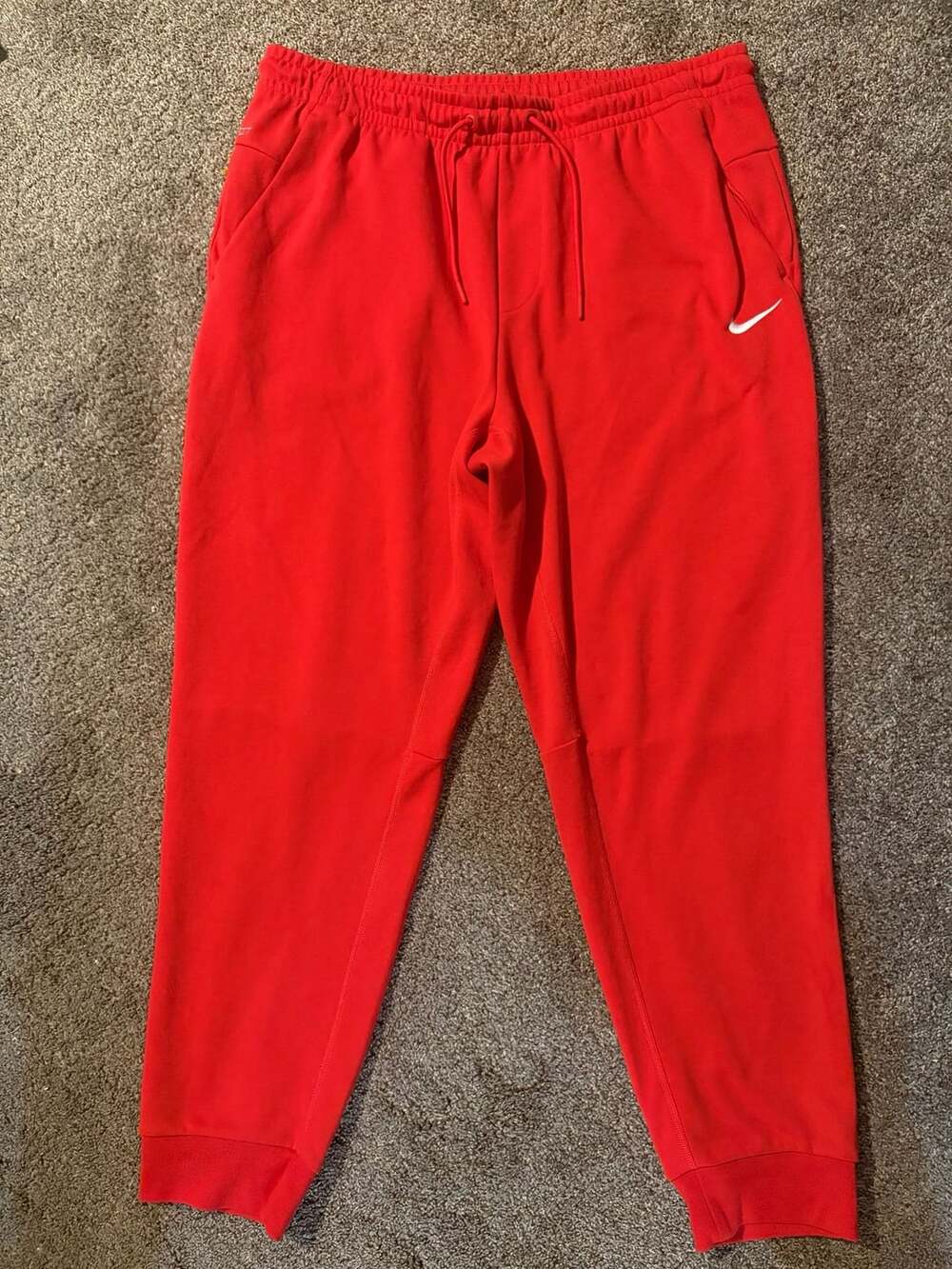 Nike Dri-Fit Pants Size L Red Sweatpants